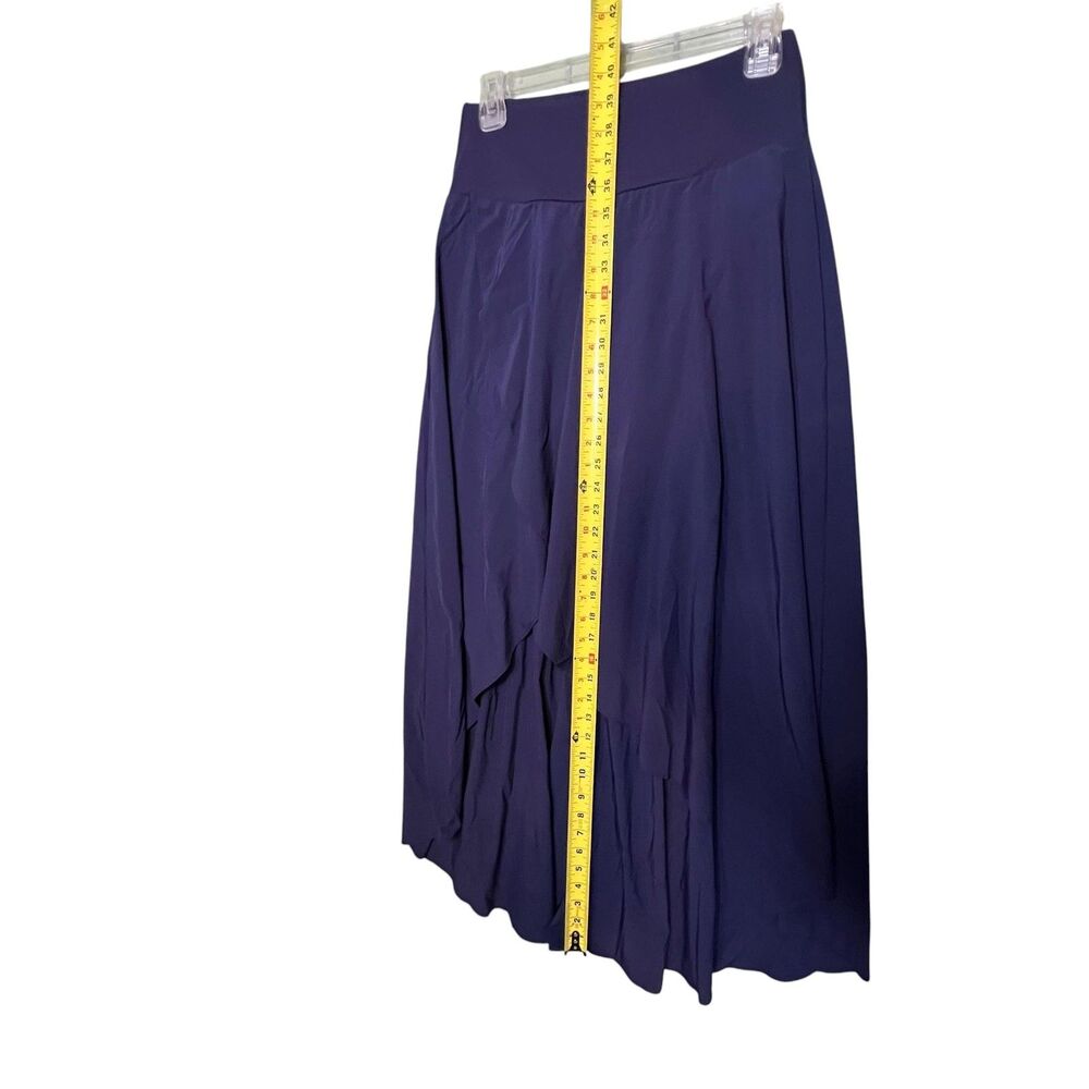 Halara Wrap Skirt Women's Small Blue Hi Low Maxi Built In Shorts Resort Cruise - Picture 10 of 13